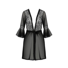 PE ECO Leafa peignoir black