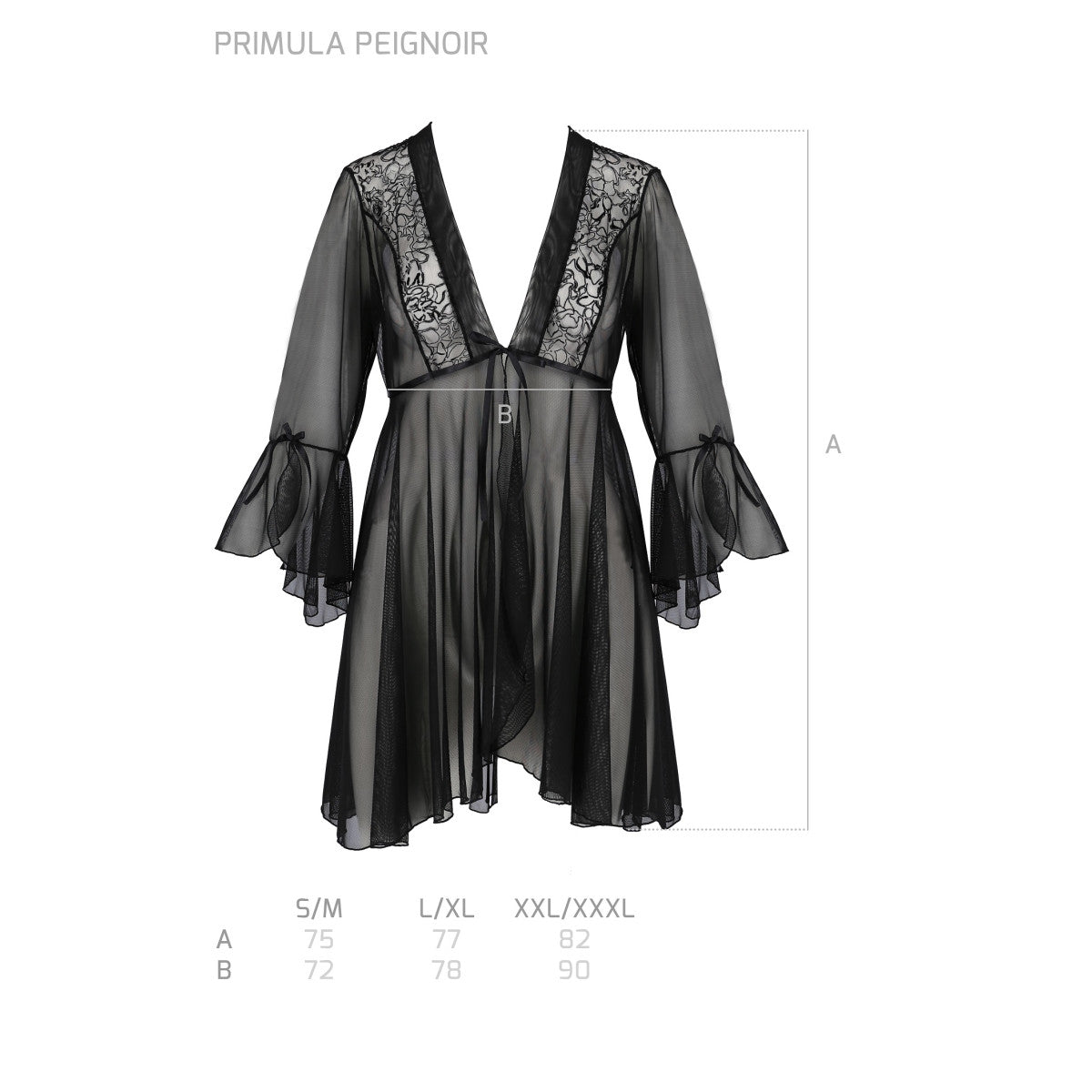 PE ECO Primula peignoir black