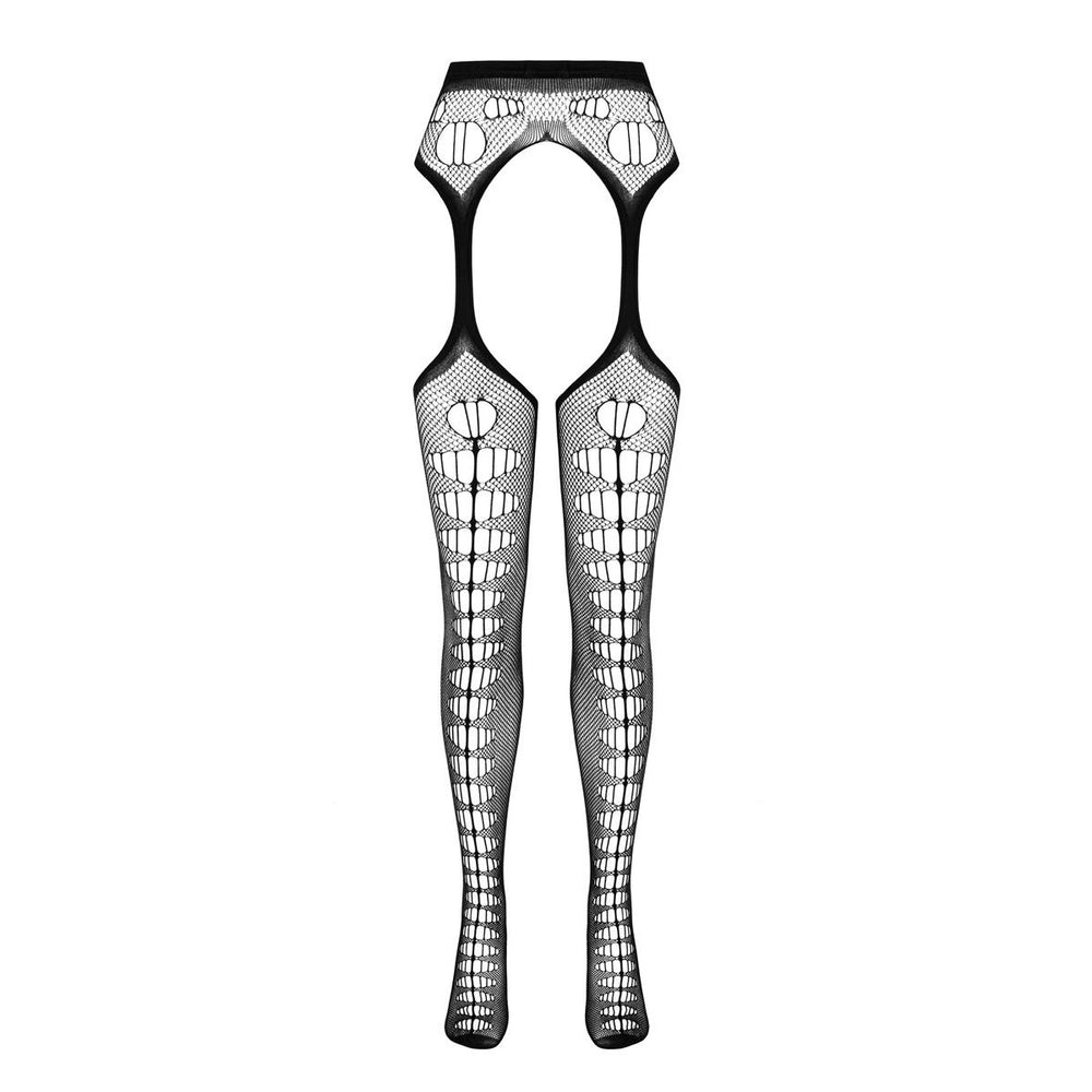 PE ECO Straps-Strumpfhose S008 black