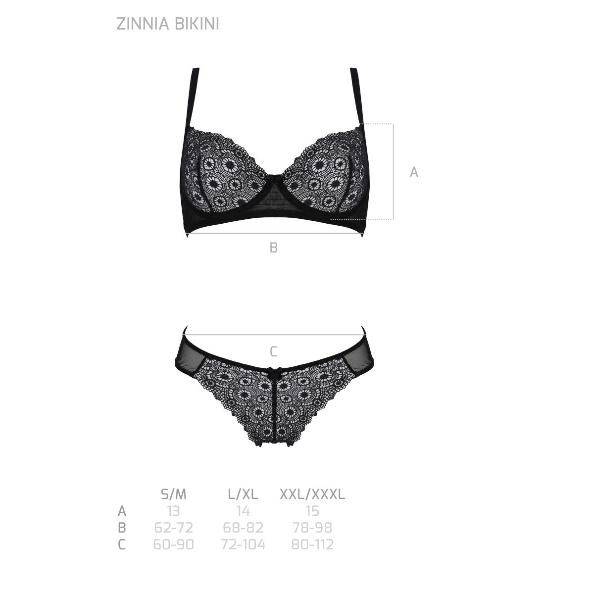 PE ECO Zinnia bikini black