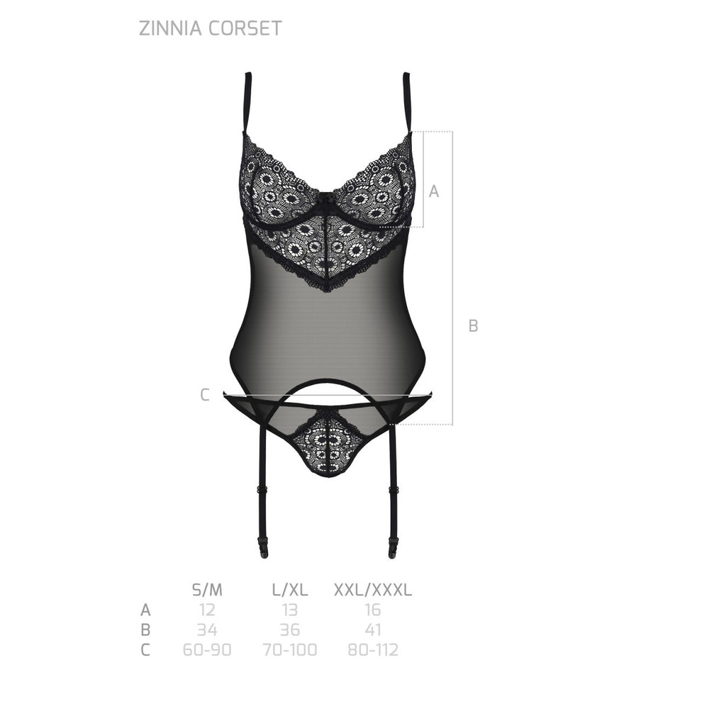 PE ECO Zinnia corset black