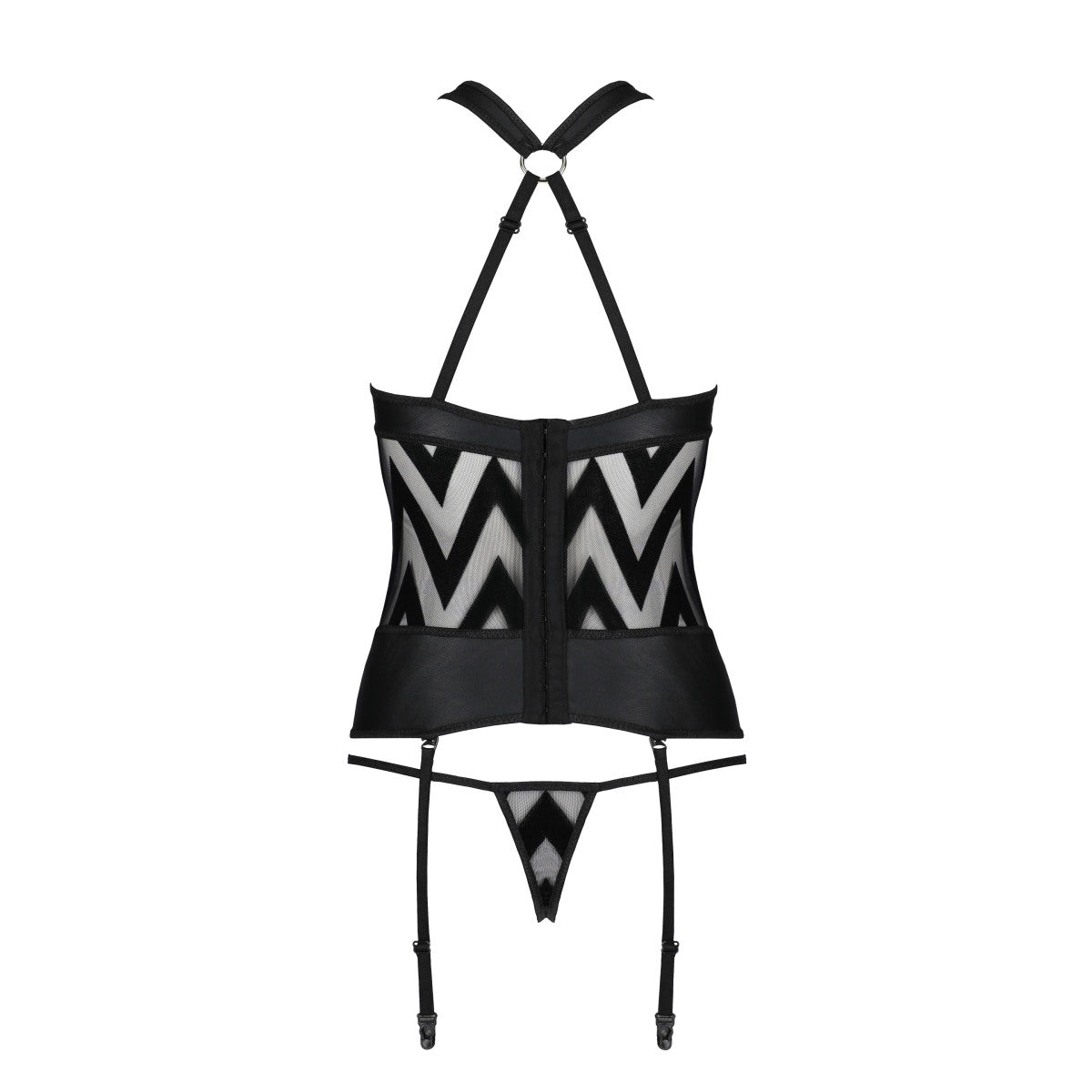 PE Hima corset & thong black