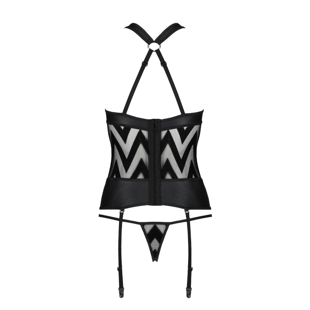 PE Hima corset & thong black