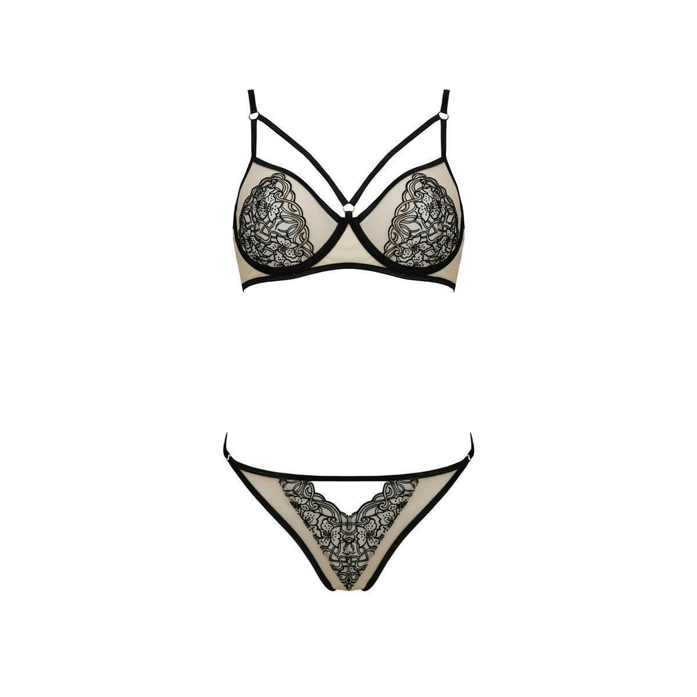 PE Lorina 2pcs set beige-black