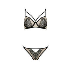 PE Lorina 2pcs set beige-black