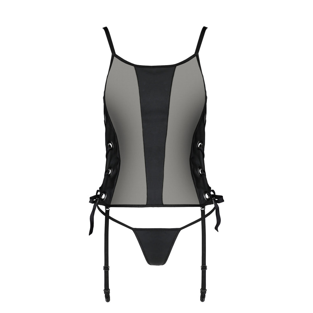 PE Malwia corset & thong black