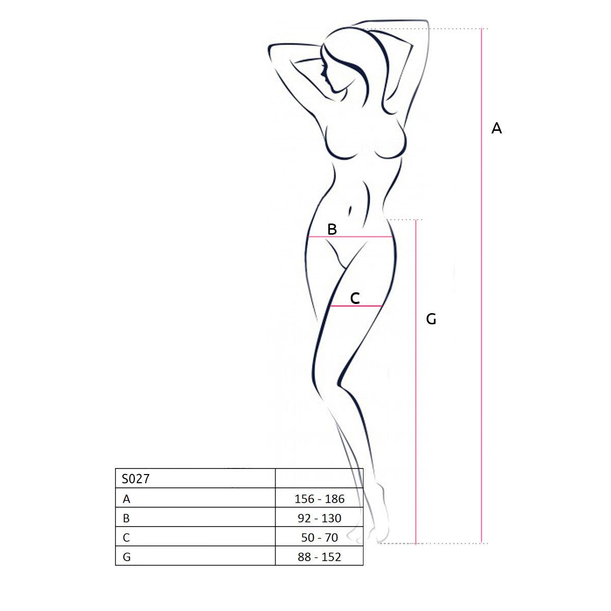 PE S027 Strumpfhose open (ouvert tights) white
