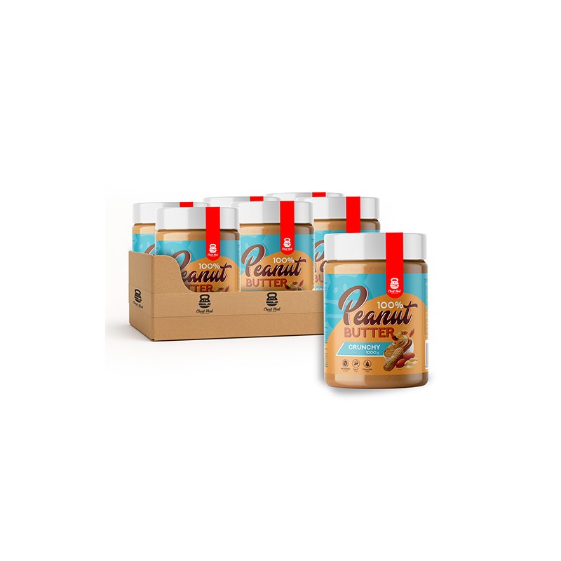 Peanut Butter 100% - 1000g - Crunchy x24