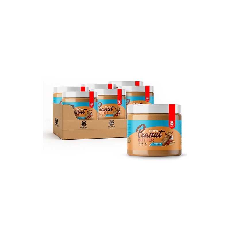 Peanut Butter 100% Peanut - 500g - Crunchy x12