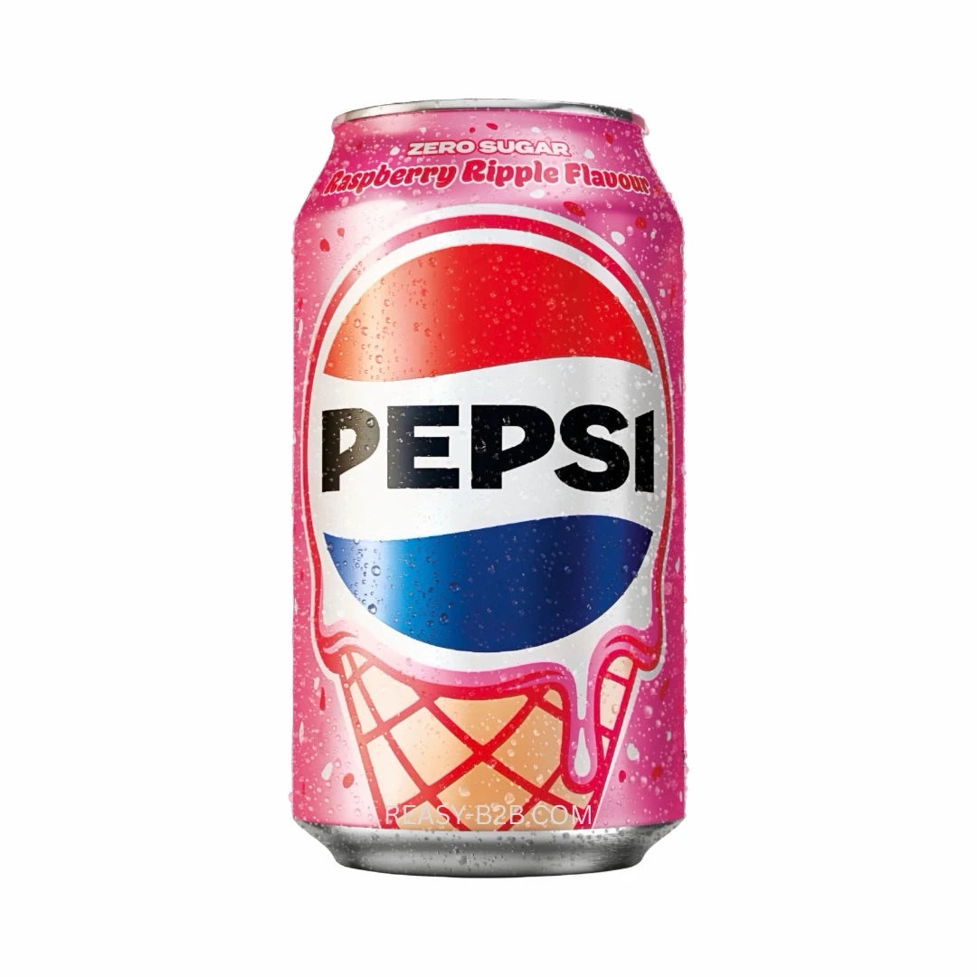 Pepsi Raspberry Ripple 330ml (UK)
