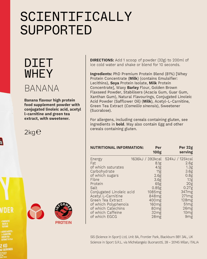 PhD Nutrition Diet Whey - 2000 g