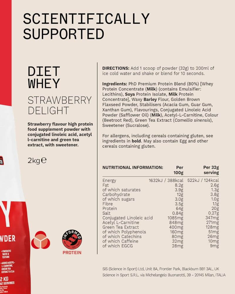PhD Nutrition Diet Whey - 2000 g