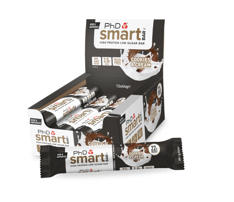 PhD Nutrition Smart Bars - 12 x 64 g