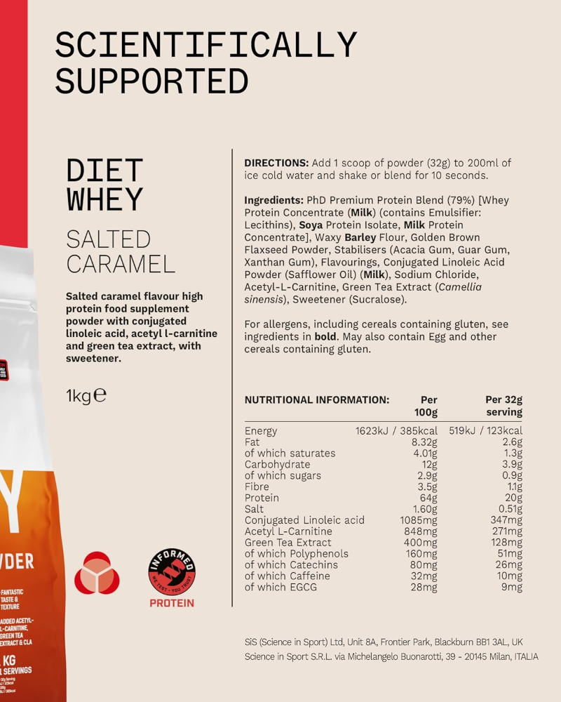 PhD Nutrition Diet Whey - 1000 g