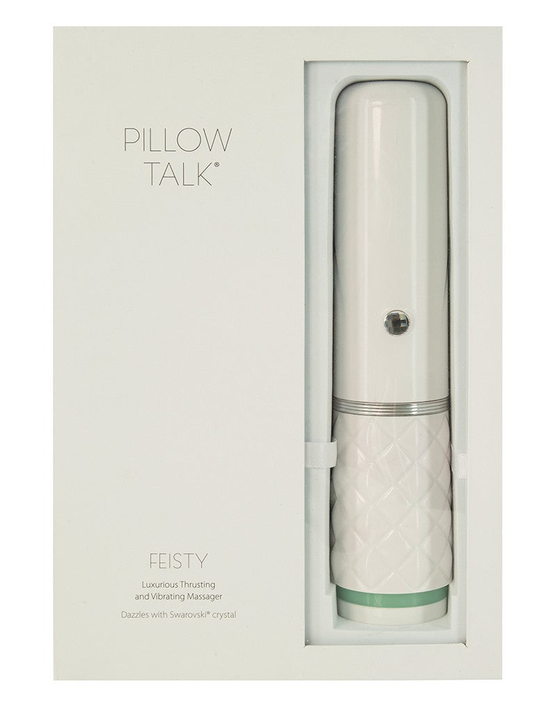 9: Pillow Talk - Feisty - Thrusting Vibrator - Mint
