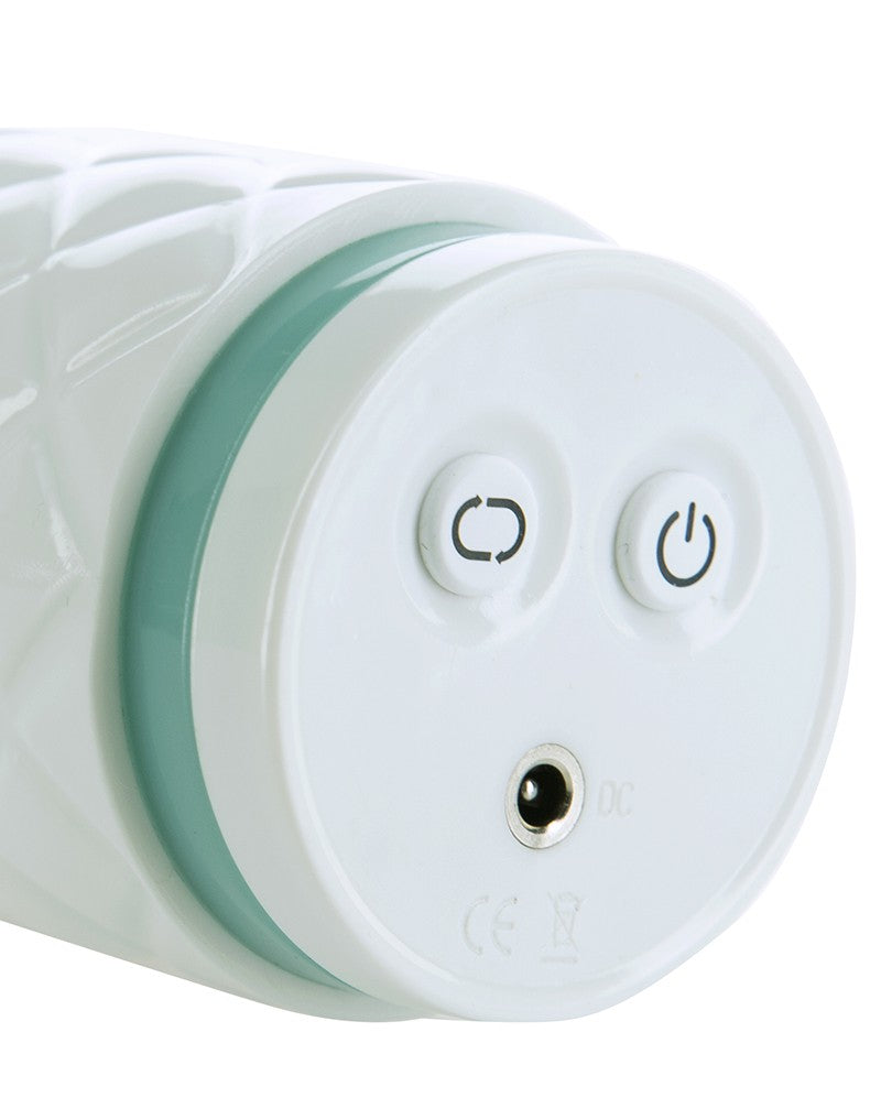 7: Pillow Talk - Feisty - Thrusting Vibrator - Mint
