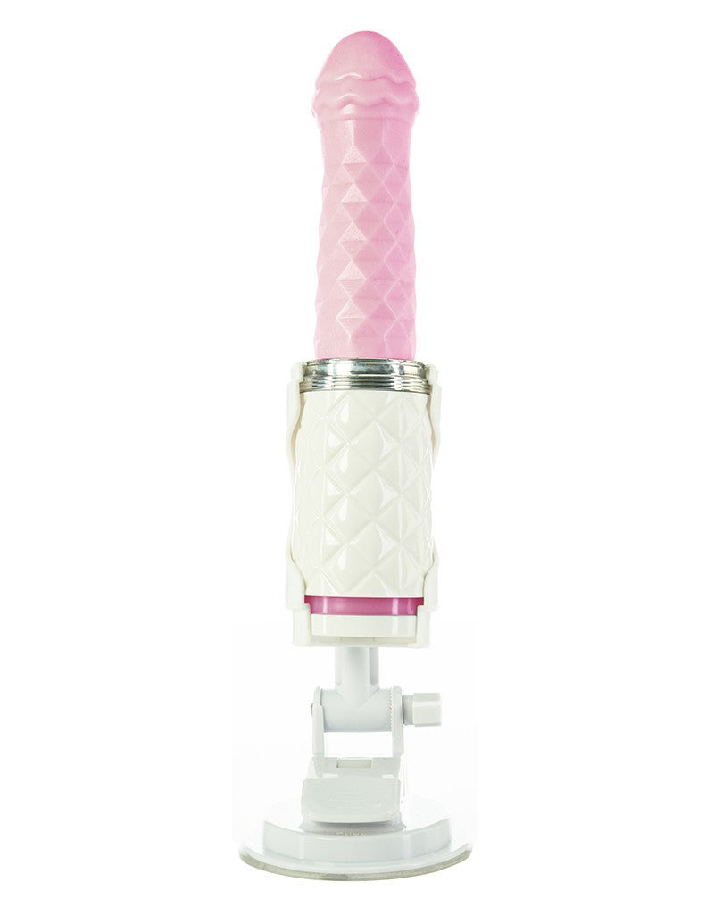 Pillow Talk - Feisty - Thrusting Vibrator - Pink