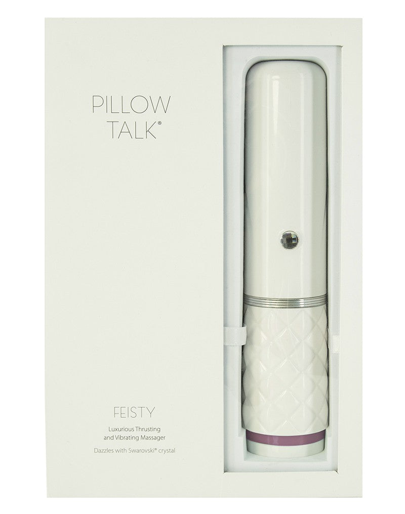 Pillow Talk - Feisty - Thrusting Vibrator - Pink
