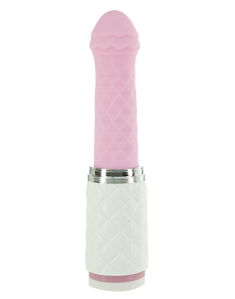1: Pillow Talk - Feisty - Thrusting Vibrator - Pink