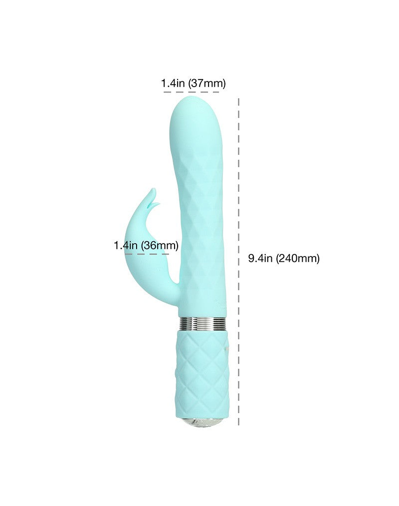 3: Pillow Talk - Lively - Rabbit Vibrator - Mint