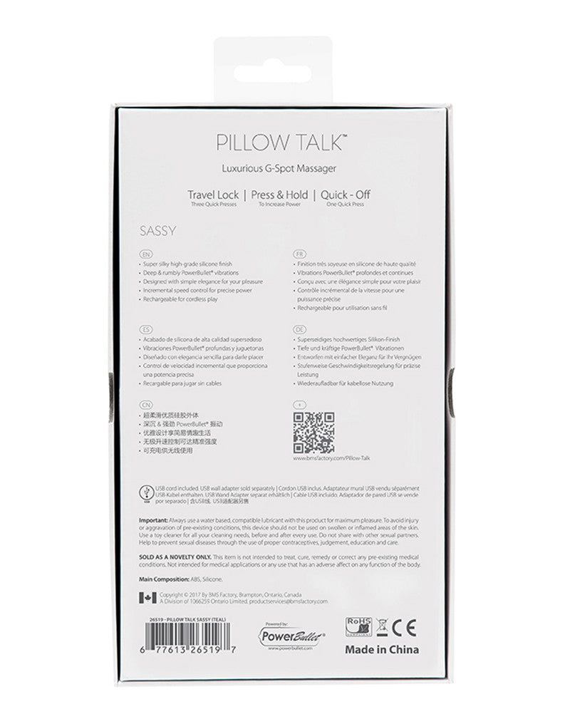 9: Pillow Talk - Sassy