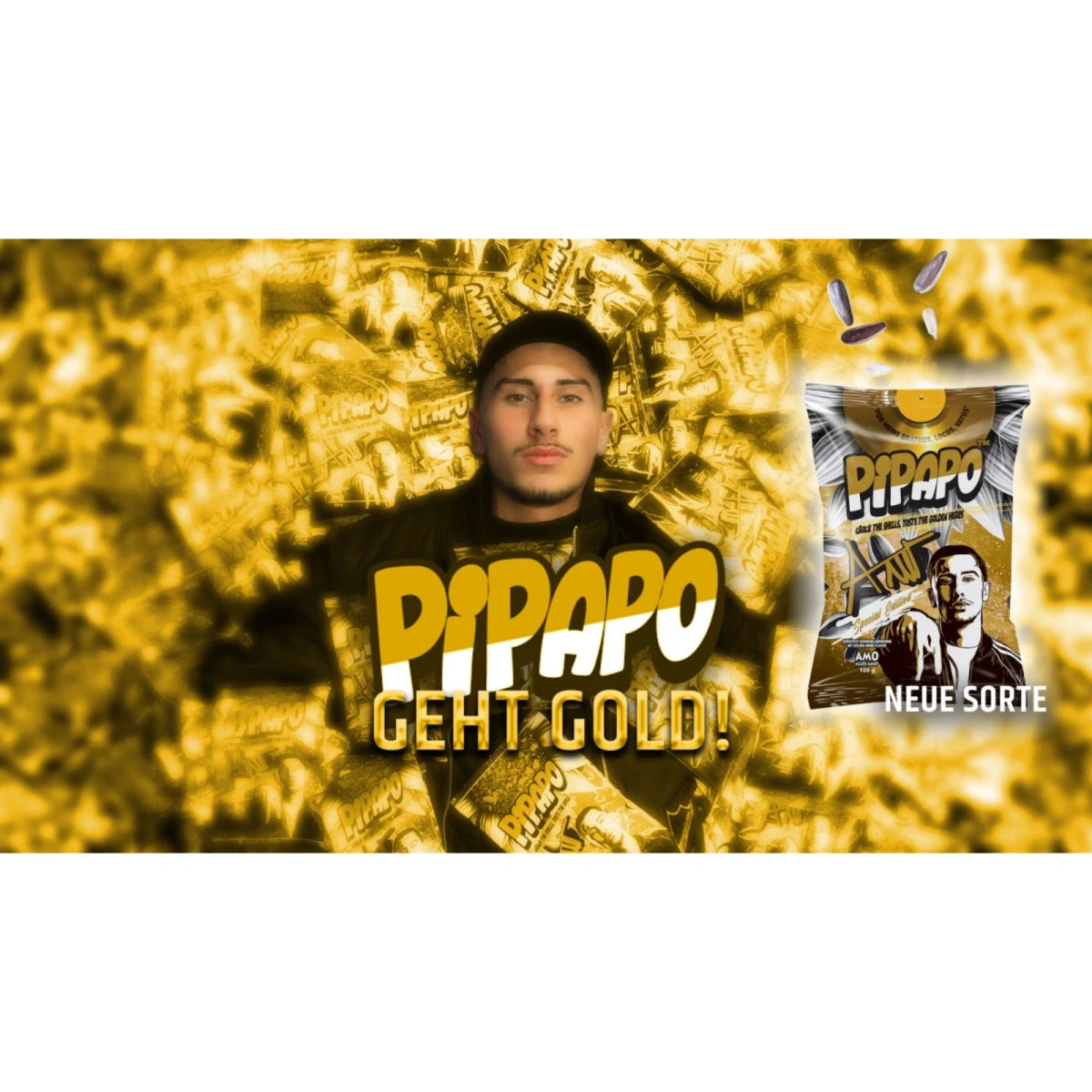 PIPAPO - AMO Sonnenblumenkerne - Gold Herbs 100g
