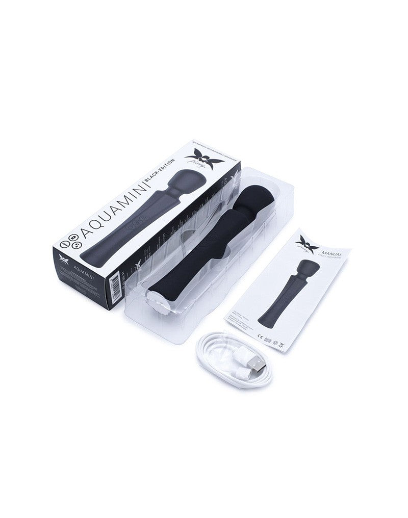 Pixey - Aquawand Mini - Mini Wand Vibrator - Schwarz