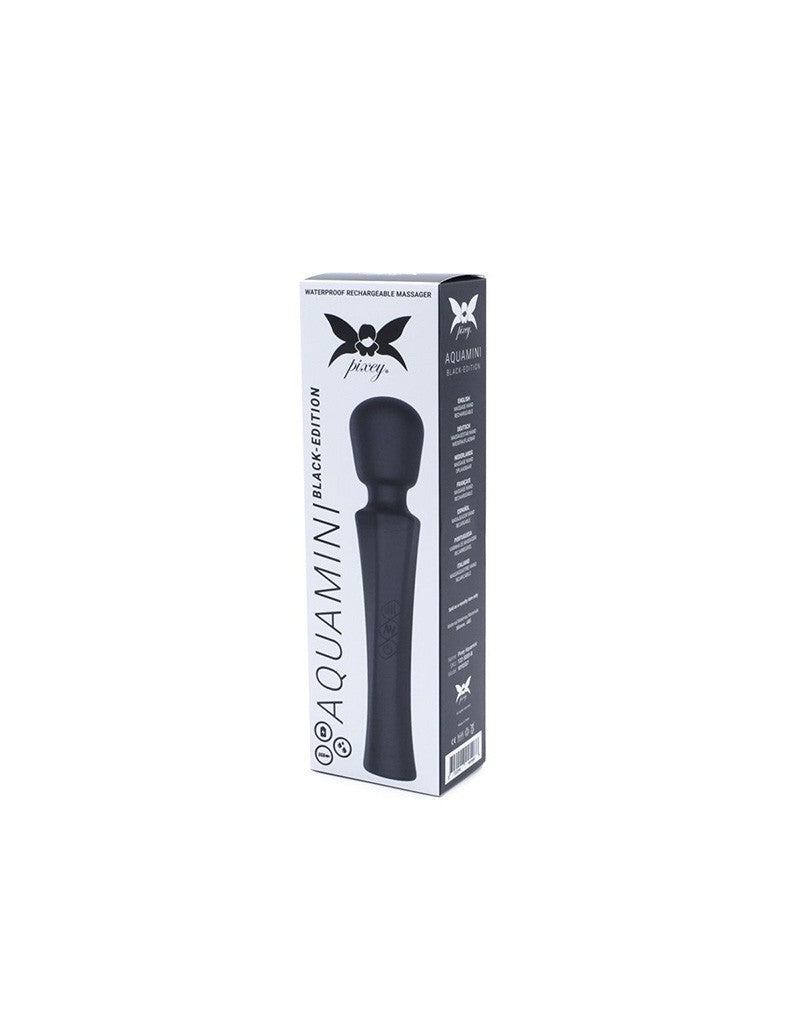 Pixey - Aquawand Mini - Mini Wand Vibrator - Schwarz