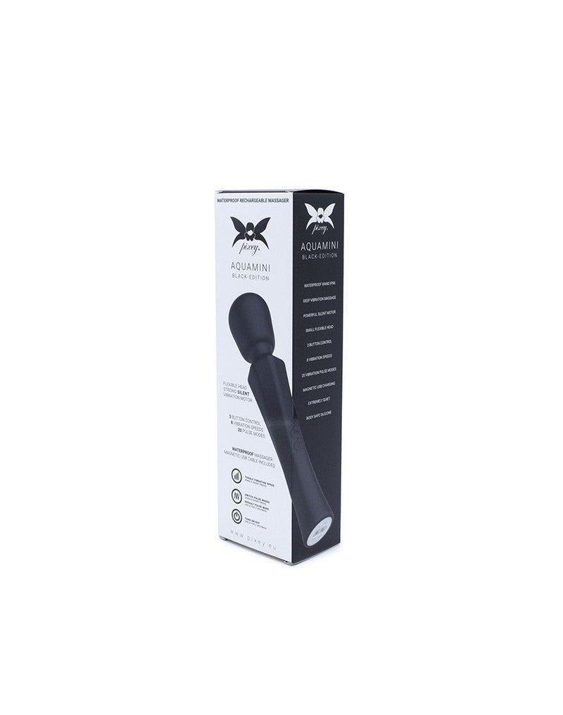 5: Pixey - Aquawand Mini - Mini Wand Vibrator - Schwarz