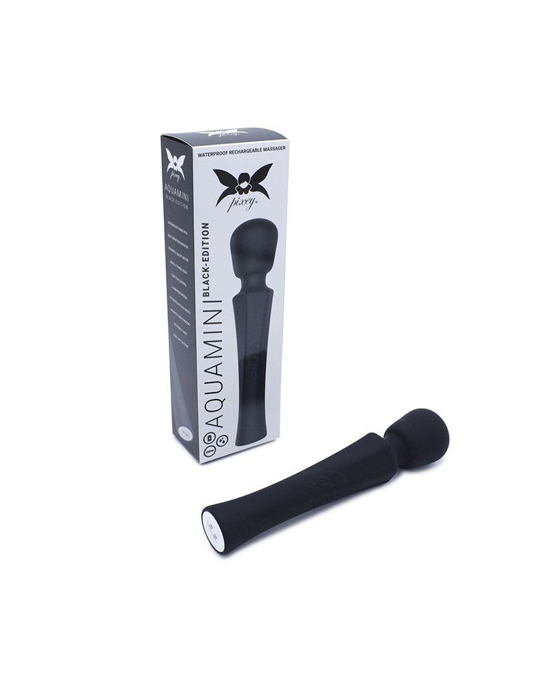 Pixey - Aquawand Mini - Mini Wand Vibrator - Schwarz