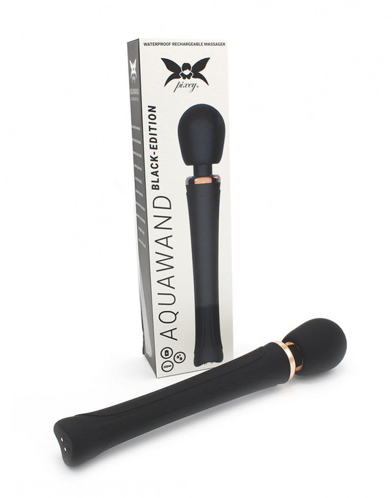3: Pixey - Aquawand - Wand Vibrator - Schwarz