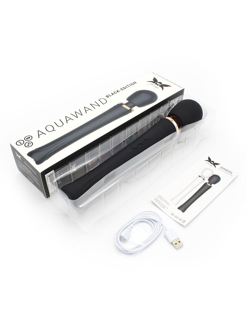8: Pixey - Aquawand - Wand Vibrator - Schwarz