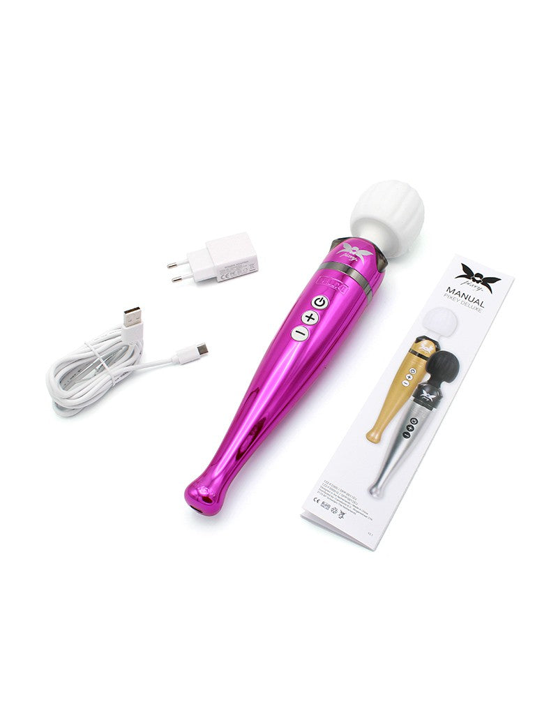 12: Pixey Deluxe Rechargeable Wand - Pink
