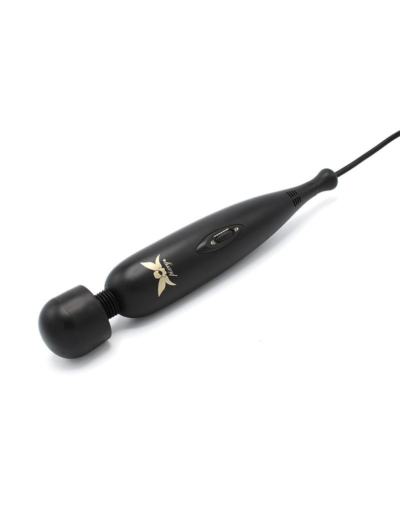 Pixey - Pixey Turbo - Wandvibrator mit 2 Aufsätzen - Schwarz
