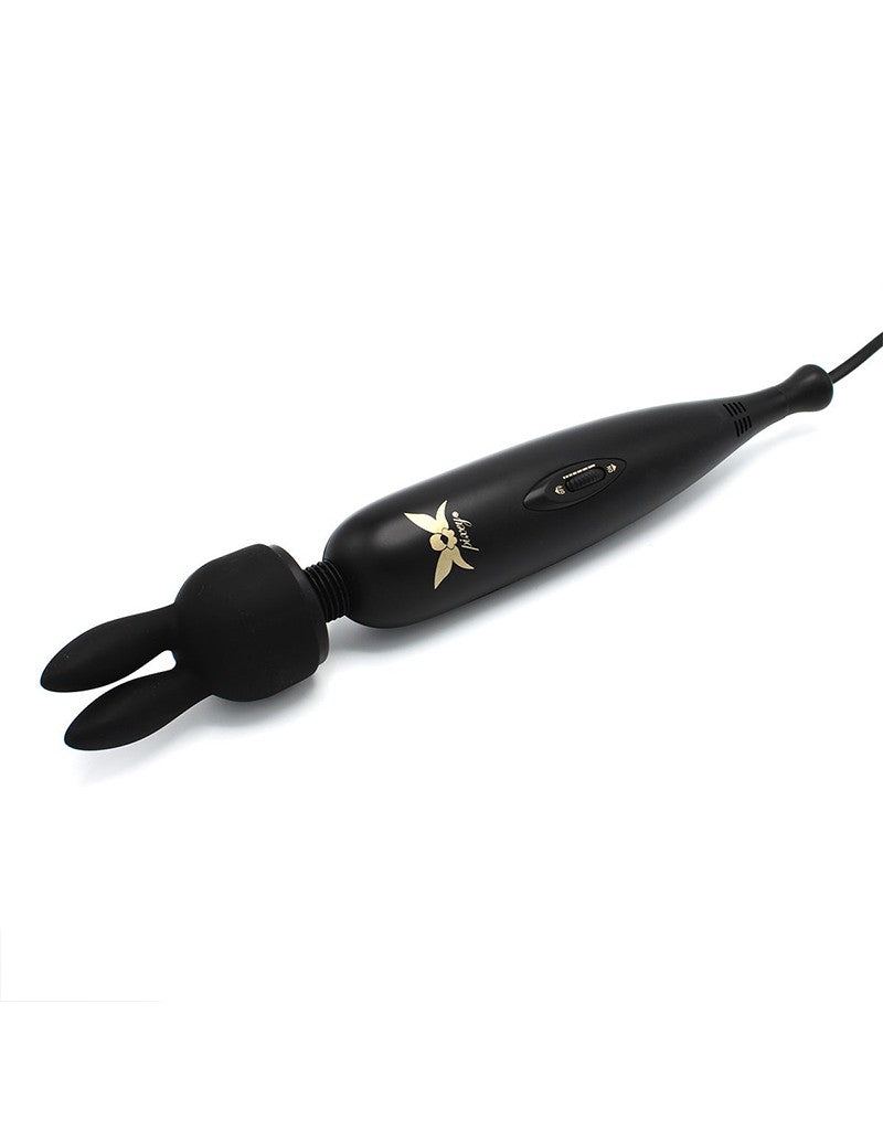 Pixey - Pixey Turbo - Wandvibrator mit 2 Aufsätzen - Schwarz