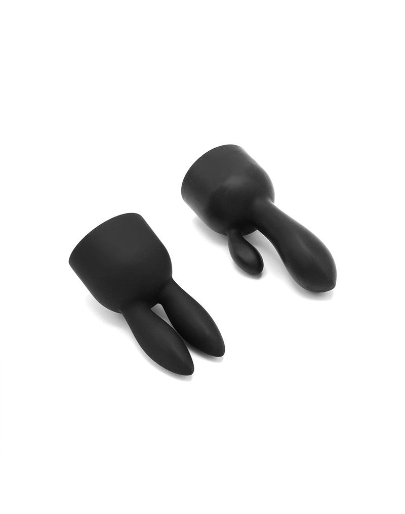 11: Pixey - Pixey Turbo - Wandvibrator mit 2 Aufsätzen - Schwarz