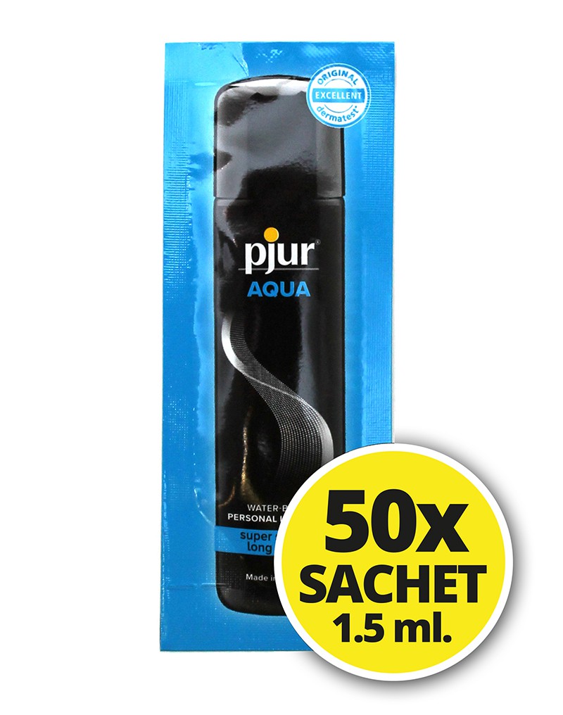 pjur - Aqua - Gleitgel auf Wasserbasis - 50 Beutel à 1.5 ml