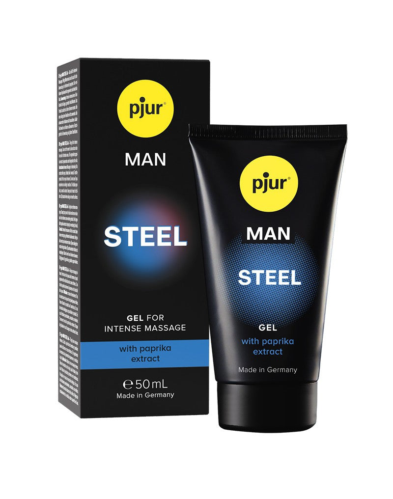 1: pjur - Man Steel Gel - Massagegel - 50 ml