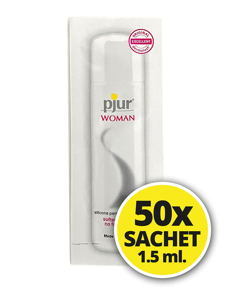 pjur - Woman - Gleitmittel auf Silikonbasis - 50 Sachets à 1.5 ml