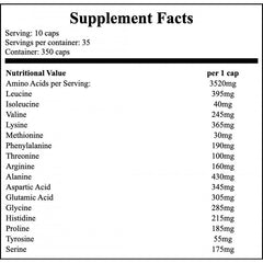 Plasmex Blood Amino - 350caps. x12