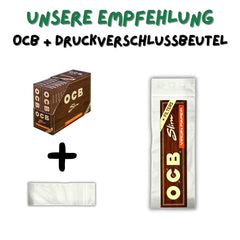 Plastik Druckverschlussbeutel für OCB Premium Slim Filterpapier
