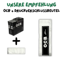 Plastik Druckverschlussbeutel für OCB Premium Slim Filterpapier