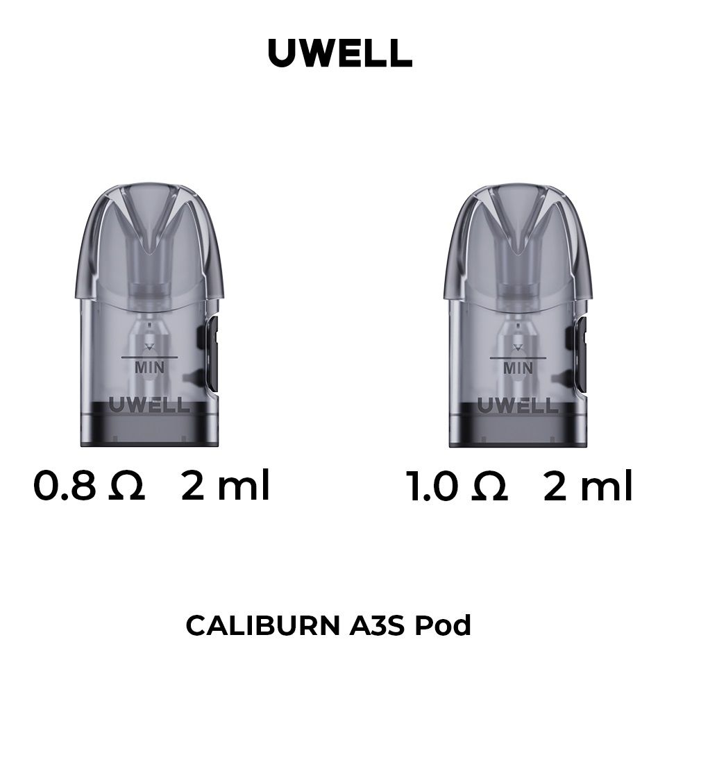 4 x Uwell Caliburn A3s Pod