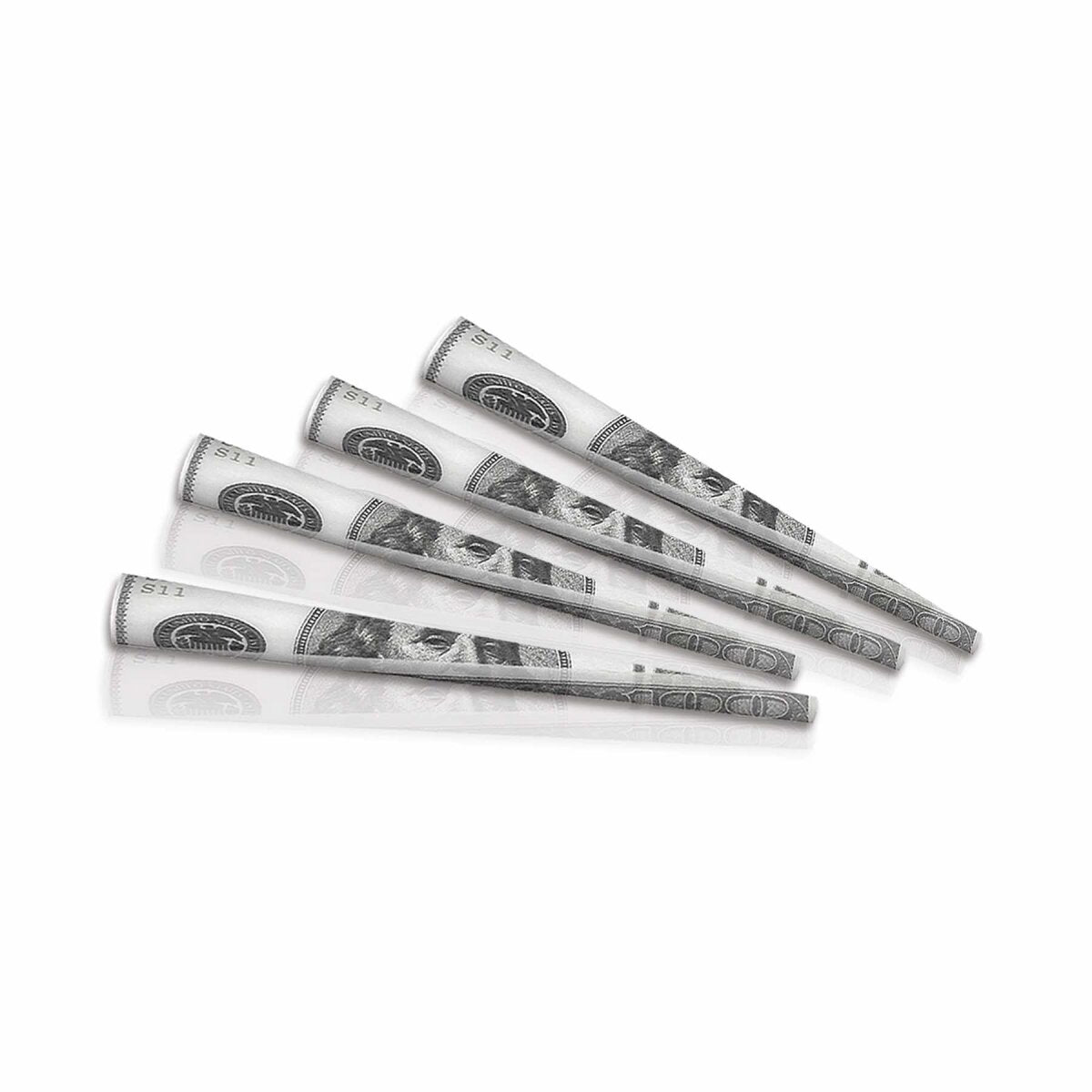 Power Papers 100 DOLLAR - King Size Cones - Prerolled Joints - Box - 24 x 4 Stück