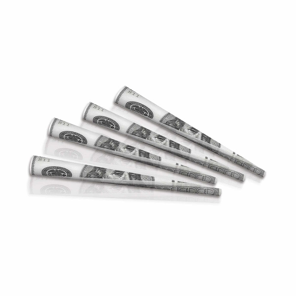 Power Papers 100 DOLLAR - King Size Cones - Prerolled Joints - Box - 24 x 4 Stück