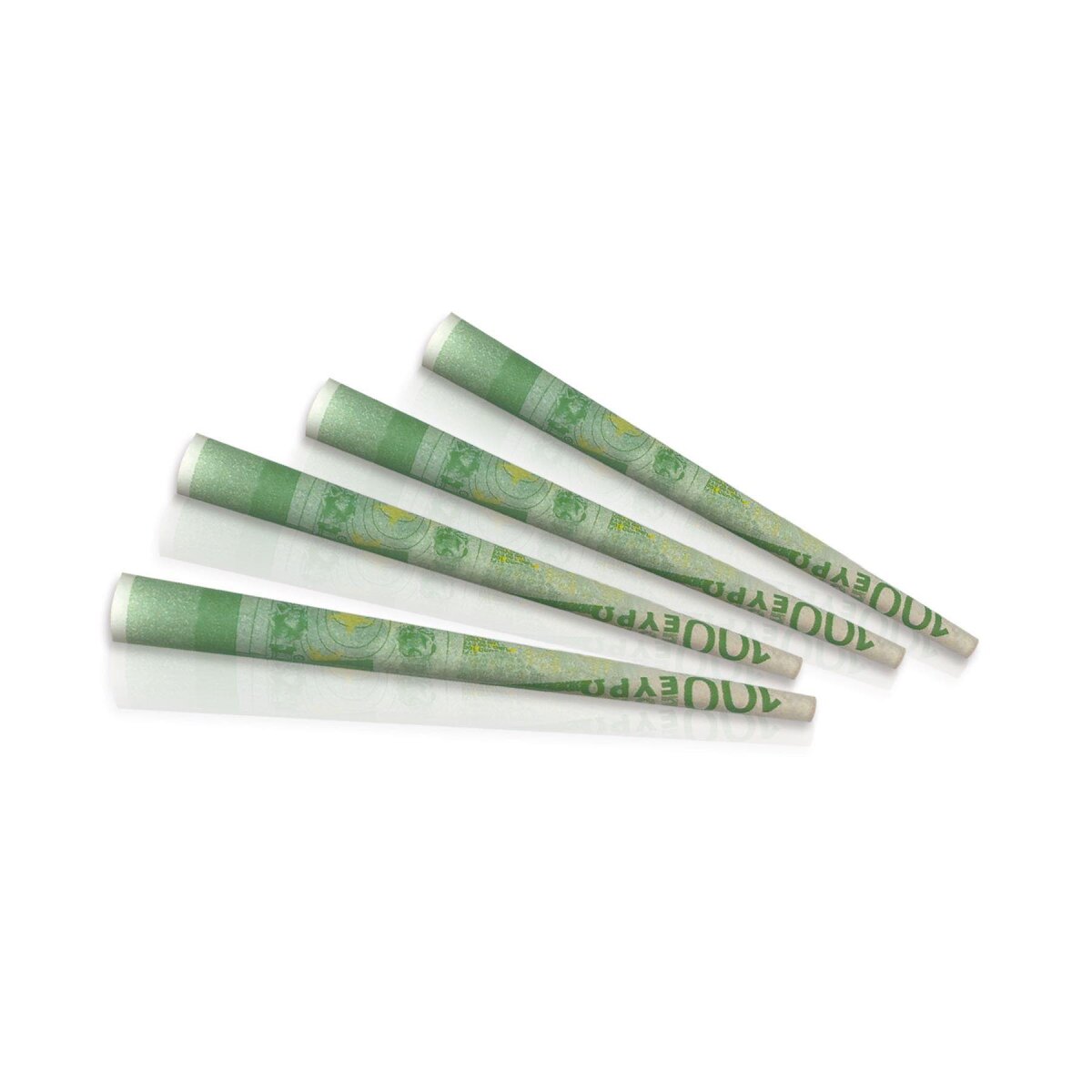 Power Papers 100 EURO - King Size Cones - Prerolled Joints - Box - 24 x 4 Stück