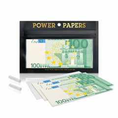 Power Papers 100 EURO - Super King Size + Tips - Box - 12 x 12 Stück