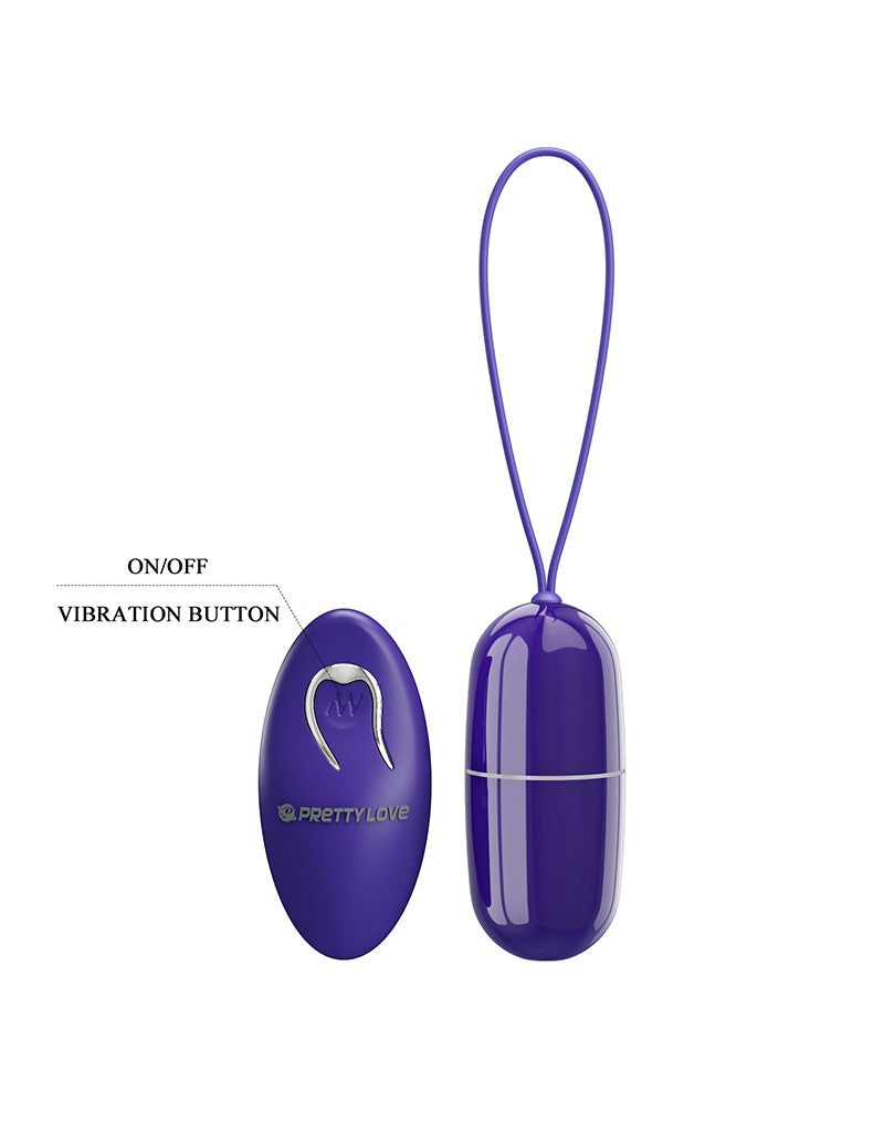 7: Pretty Love - Arvin-Youth - Eiervibrator mit Fernbedienung - Lila