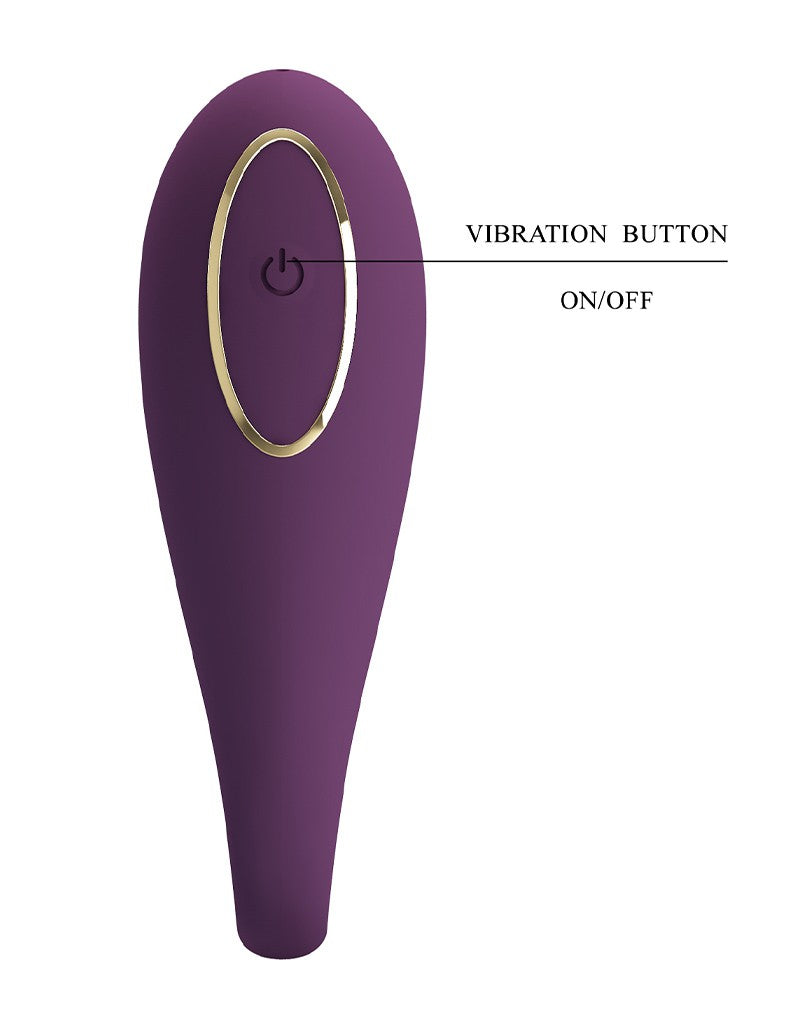 Pretty Love - August - Paarvibrator mit App-Steuerung - Lila