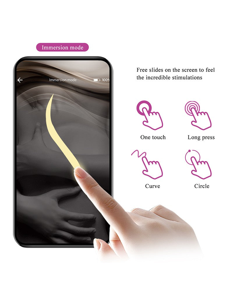 Pretty Love - August - Paarvibrator mit App-Steuerung - Lila